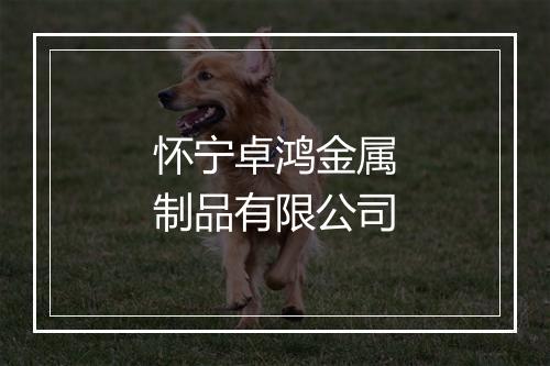 怀宁卓鸿金属制品有限公司