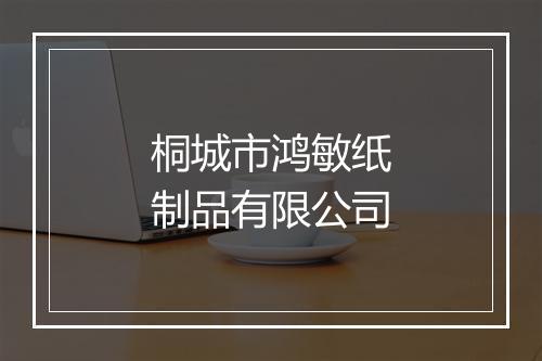 桐城市鸿敏纸制品有限公司