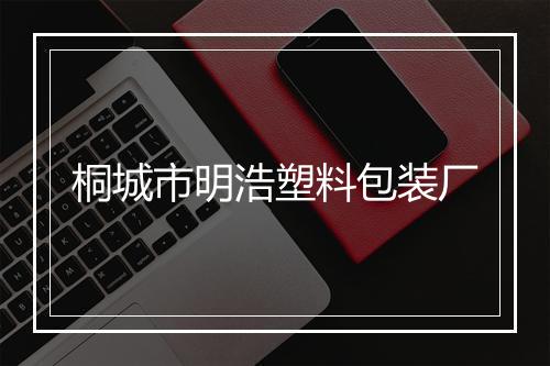 桐城市明浩塑料包装厂