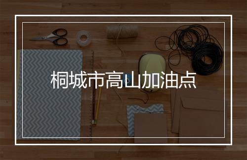 桐城市高山加油点