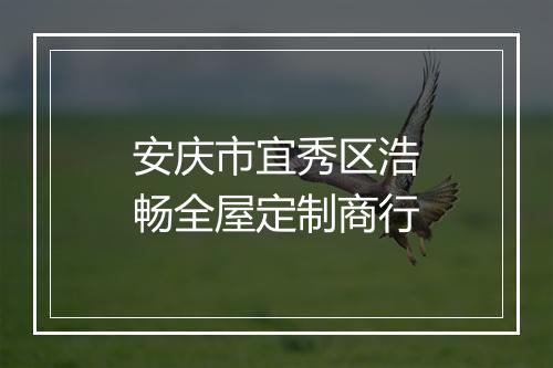 安庆市宜秀区浩畅全屋定制商行