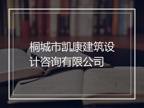 桐城市凯康建筑设计咨询有限公司