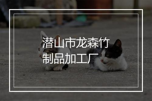 潜山市龙森竹制品加工厂