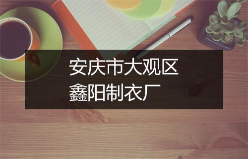 安庆市大观区鑫阳制衣厂