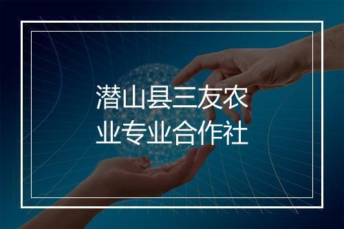 潜山县三友农业专业合作社