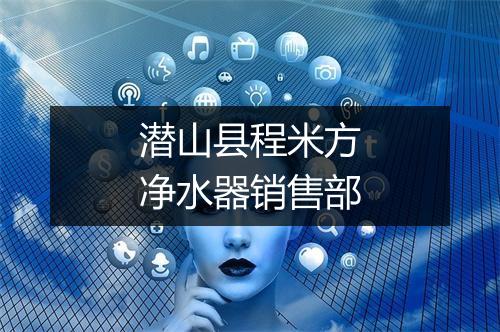潜山县程米方净水器销售部