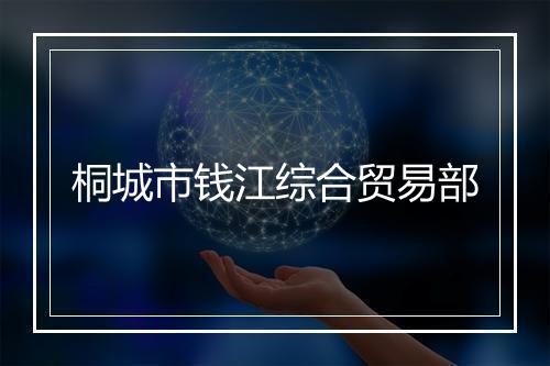 桐城市钱江综合贸易部