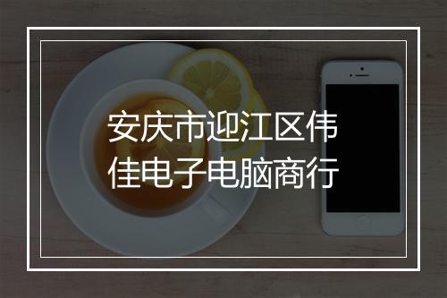 安庆市迎江区伟佳电子电脑商行