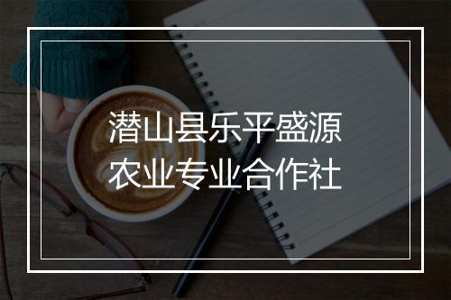潜山县乐平盛源农业专业合作社