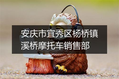 安庆市宜秀区杨桥镇溪桥摩托车销售部