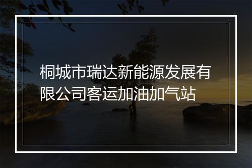 桐城市瑞达新能源发展有限公司客运加油加气站