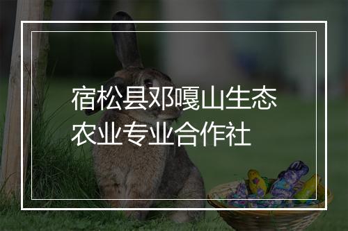 宿松县邓嘎山生态农业专业合作社