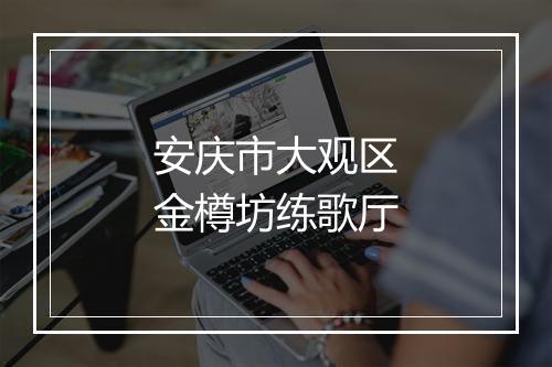 安庆市大观区金樽坊练歌厅