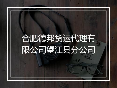 合肥德邦货运代理有限公司望江县分公司
