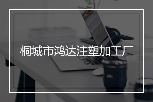 桐城市鸿达注塑加工厂