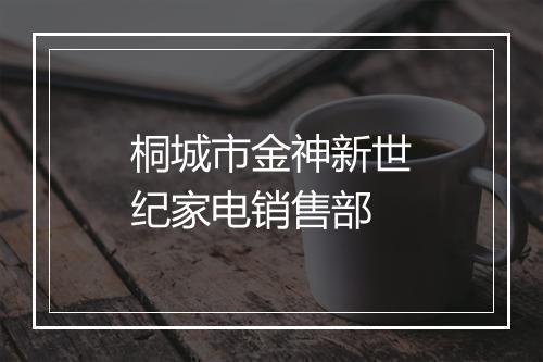 桐城市金神新世纪家电销售部