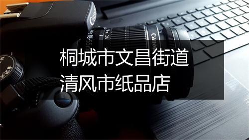 桐城市文昌街道清风市纸品店