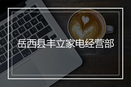 岳西县丰立家电经营部