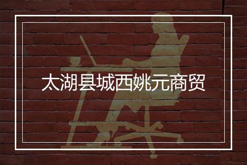 太湖县城西姚元商贸