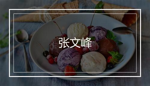 张文峰