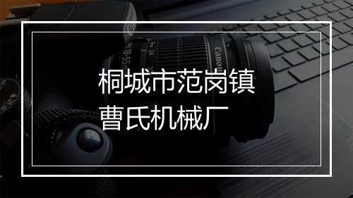 桐城市范岗镇曹氏机械厂
