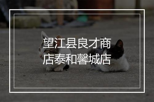 望江县良才商店泰和馨城店