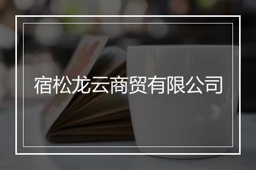 宿松龙云商贸有限公司