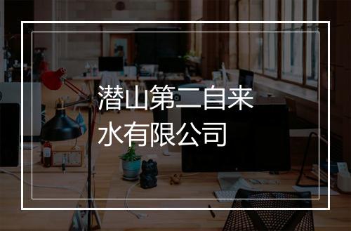 潜山第二自来水有限公司