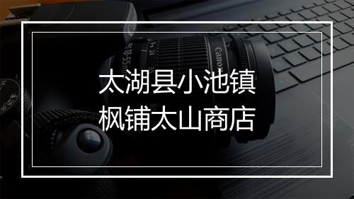 太湖县小池镇枫铺太山商店