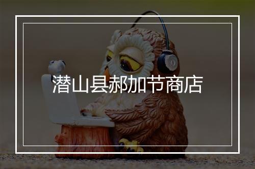 潜山县郝加节商店