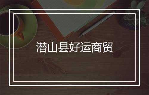 潜山县好运商贸