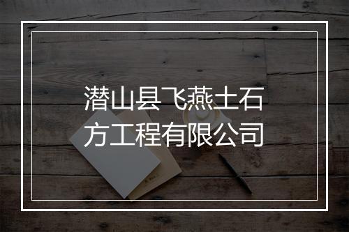 潜山县飞燕土石方工程有限公司