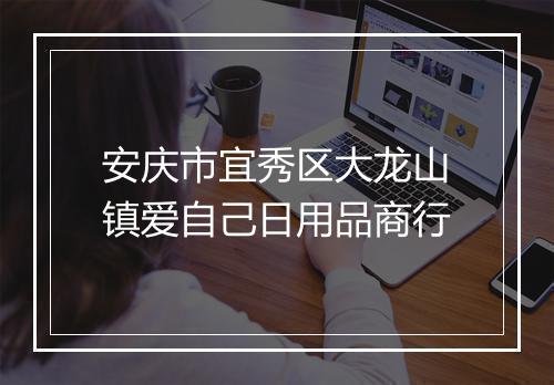安庆市宜秀区大龙山镇爱自己日用品商行