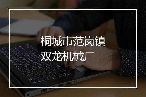 桐城市范岗镇双龙机械厂
