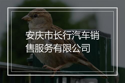 安庆市长行汽车销售服务有限公司