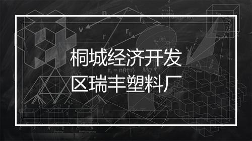 桐城经济开发区瑞丰塑料厂