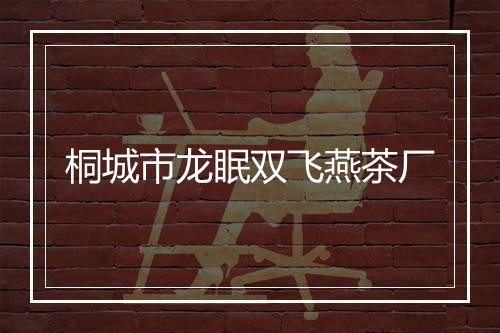 桐城市龙眠双飞燕茶厂
