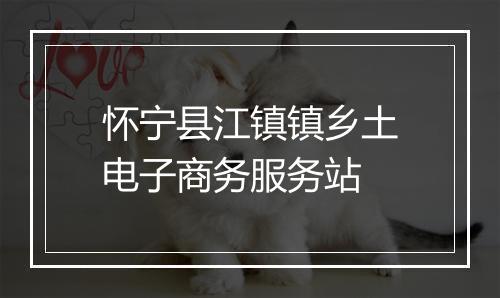 怀宁县江镇镇乡土电子商务服务站