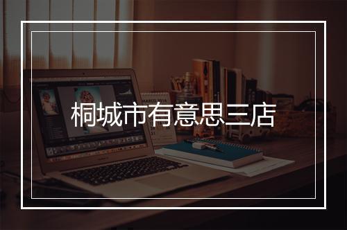 桐城市有意思三店