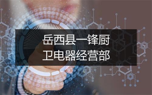 岳西县一锋厨卫电器经营部
