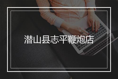 潜山县志平鞭炮店