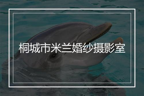 桐城市米兰婚纱摄影室