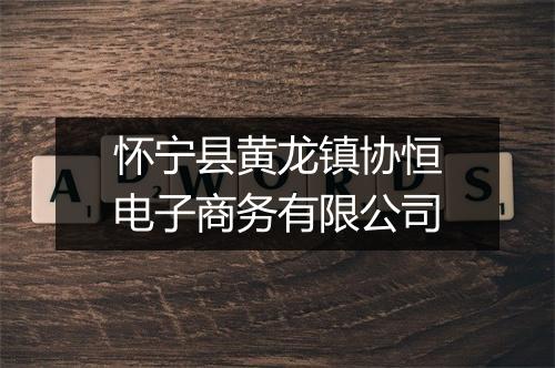 怀宁县黄龙镇协恒电子商务有限公司