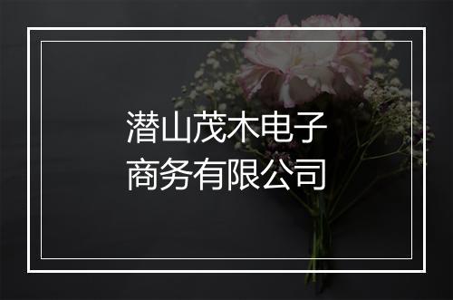 潜山茂木电子商务有限公司