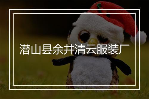 潜山县余井清云服装厂