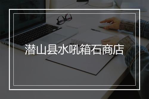 潜山县水吼箱石商店