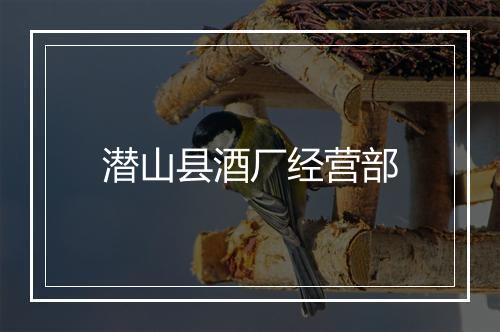 潜山县酒厂经营部