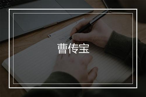 曹传宝