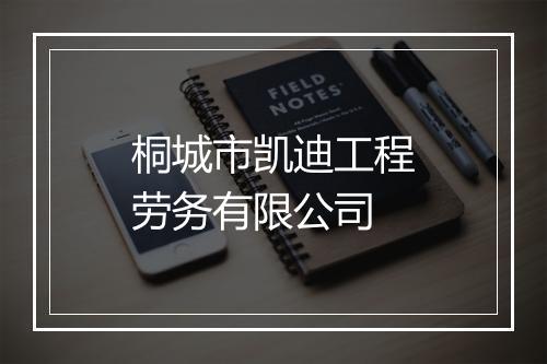 桐城市凯迪工程劳务有限公司