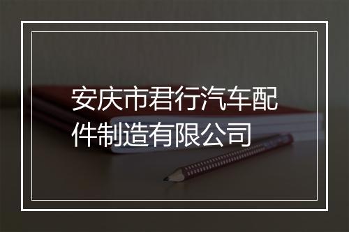 安庆市君行汽车配件制造有限公司